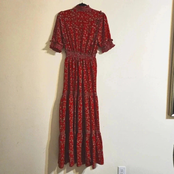 Max Studio Tiered Floral Maxi Dress - Picture 4 of 7